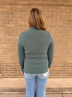 Jade Ribbed Top