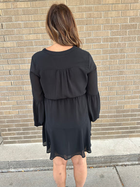 Sweetest Mini Dress - Black