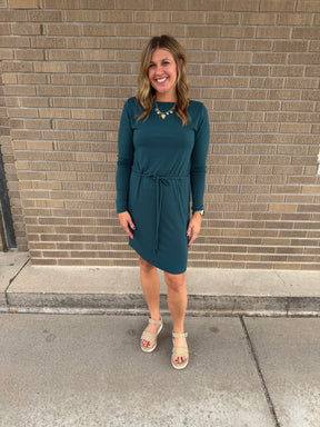 Cute and Casual Teal Dress