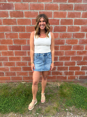 Risen Denim Skort