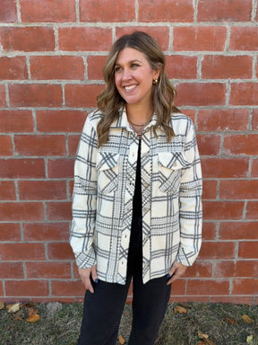 Sante Fe Jacket - Tofu Ash Plaid