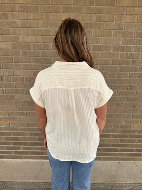 Laira Shirt - Neutral Stripe
