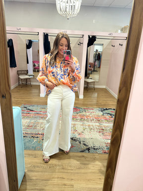 Bone White Whitney Jeans