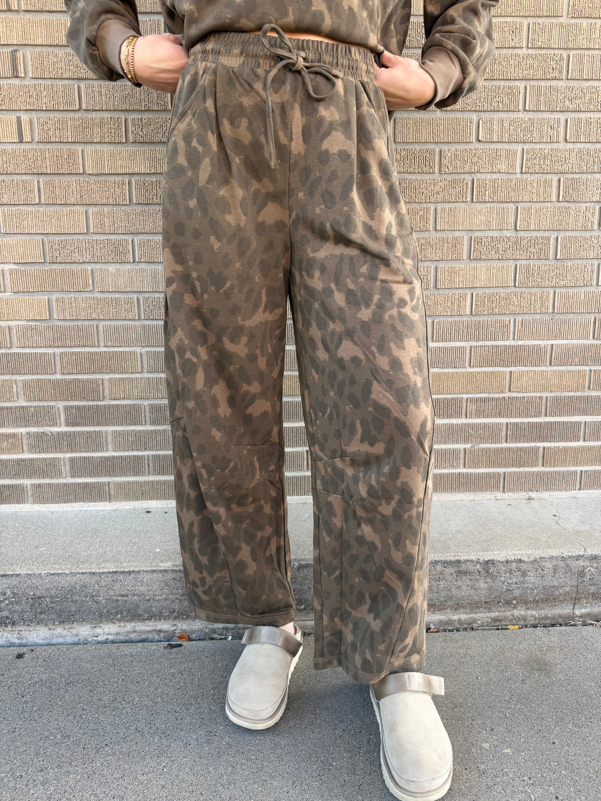 Baddie Abstract Barrel Sweatpants