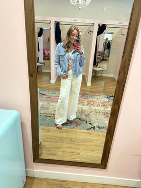 Bone White Whitney Jeans