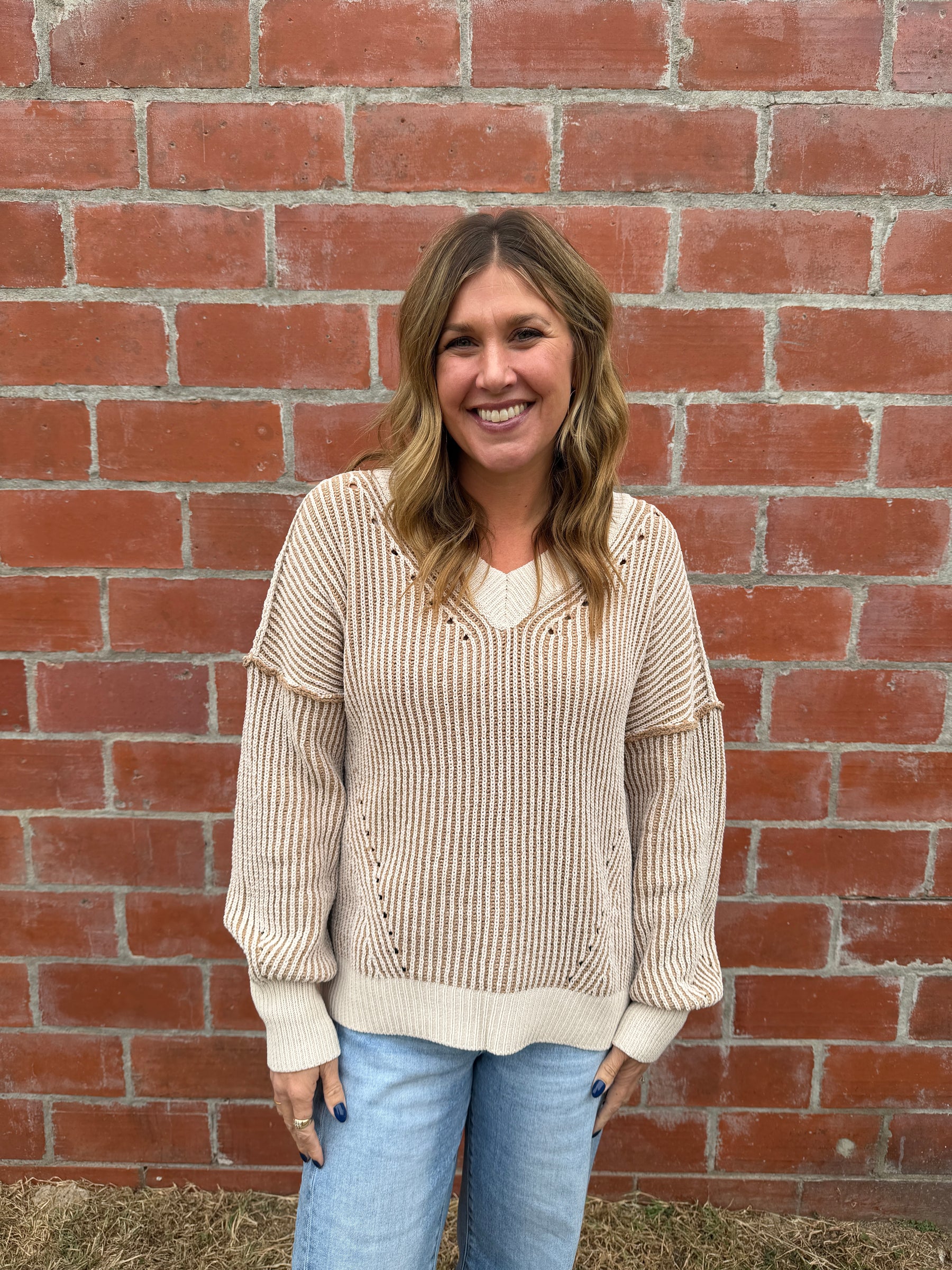 In Your Dreams Cream Sweater