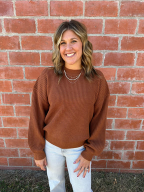 Chocolate Knit Sweater