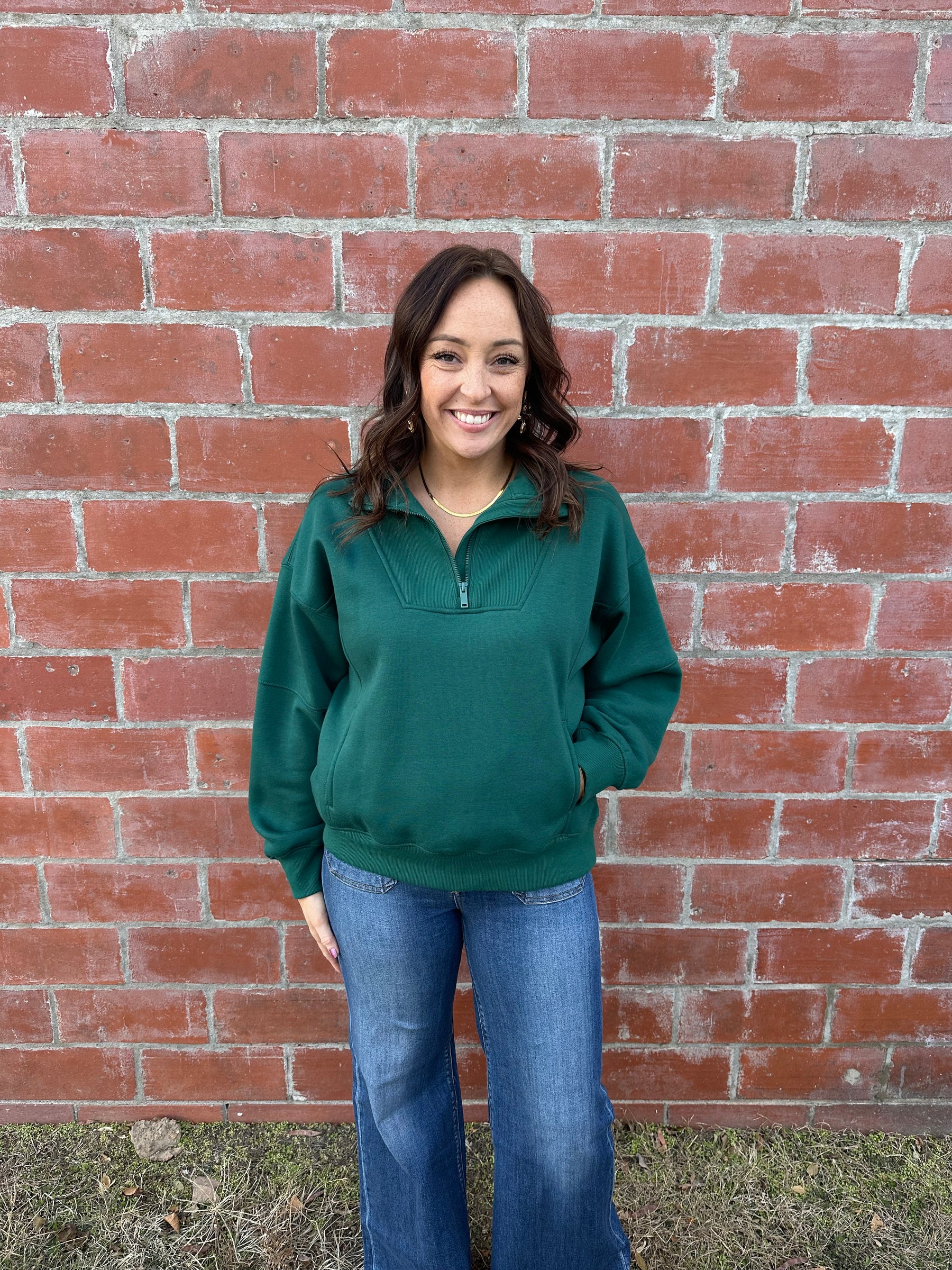 Lulu Hunter Green Pullover