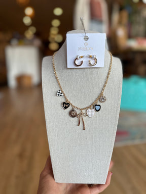 Bow Charm Necklace