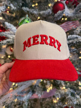 Corduroy Merry Hat - Red