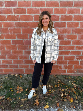 Sante Fe Jacket - Tofu Ash Plaid
