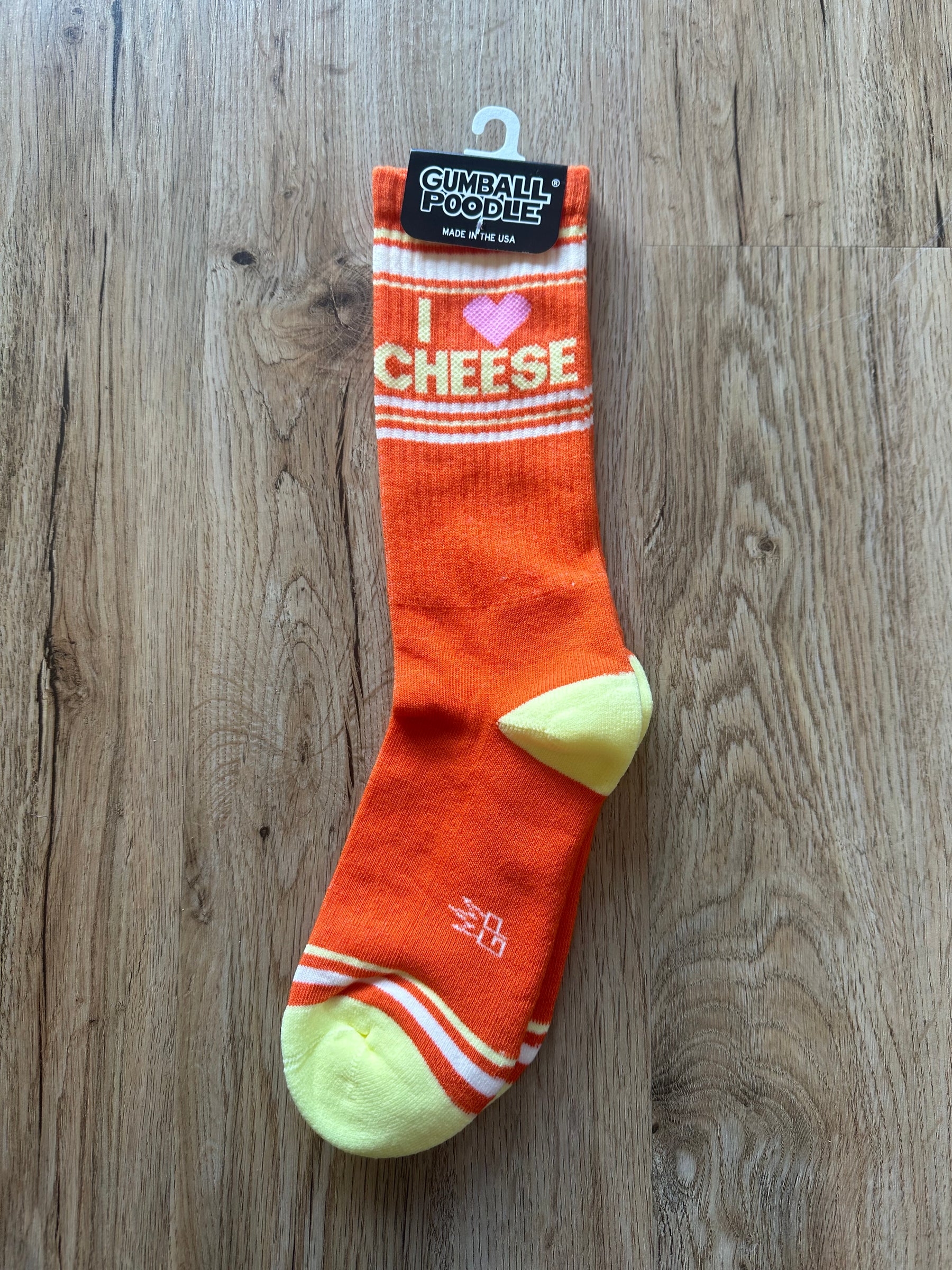 I Love Cheese Socks