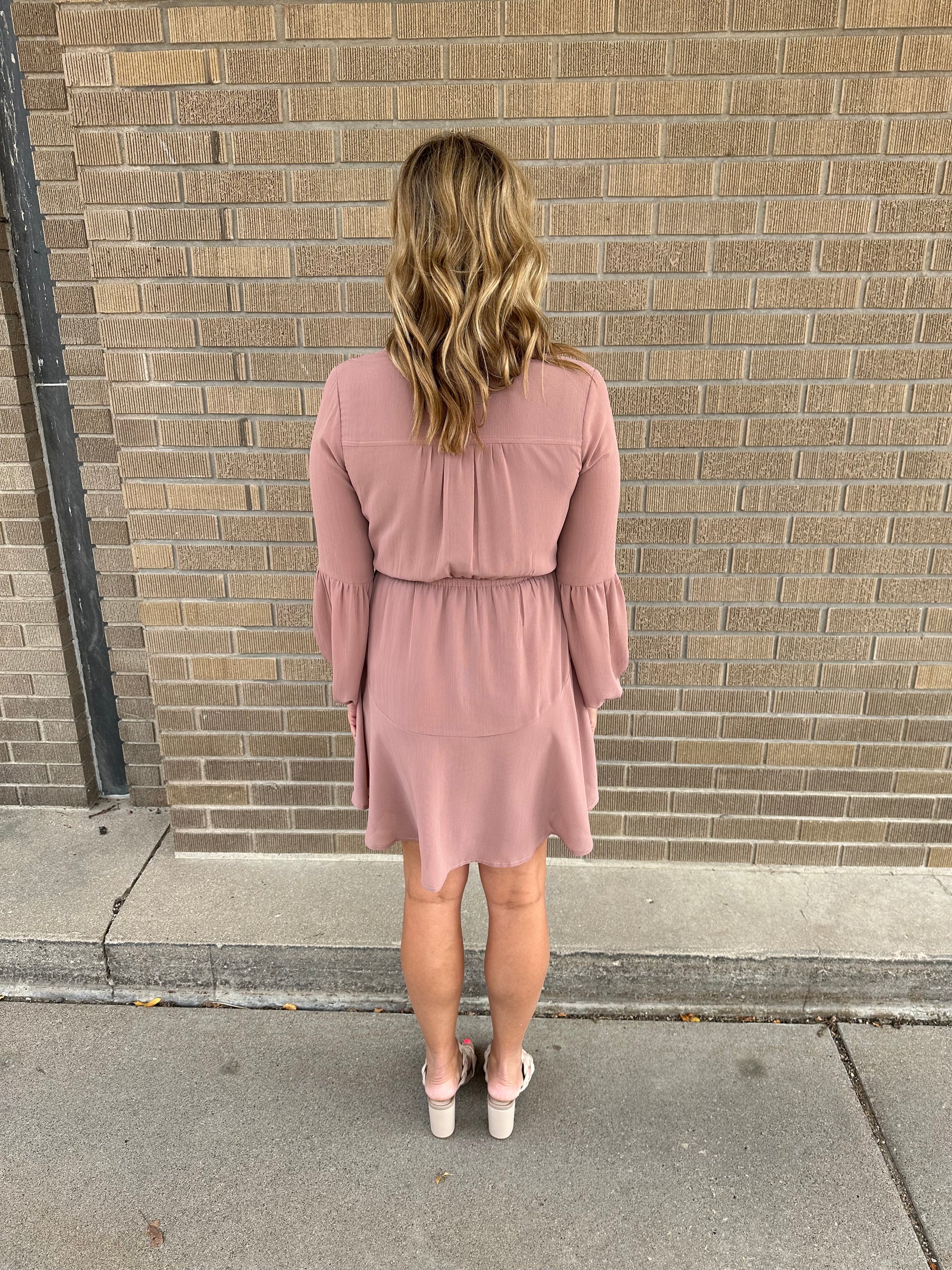 Sweetest Mini Dress - Mauve