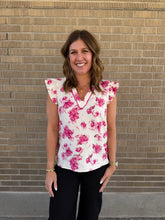 Pretty in Pink Floral Blouse