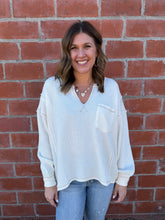 Ribbed Knit Long Sleeve - Ivory