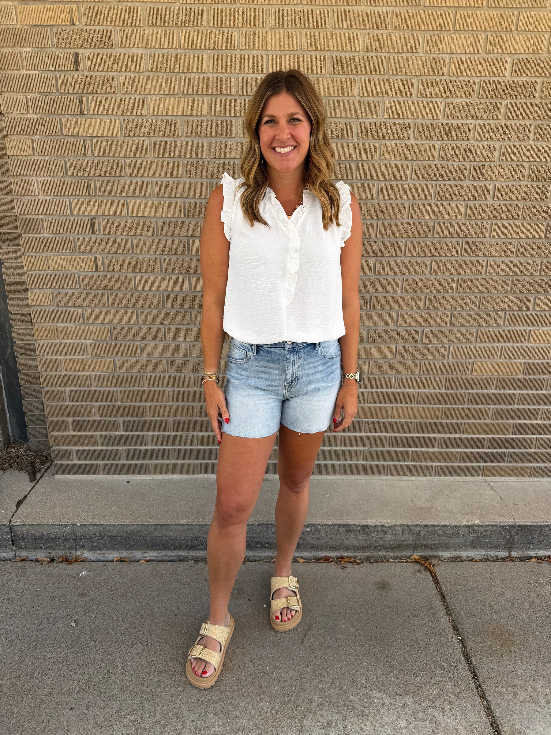 Pretty in White Blouse