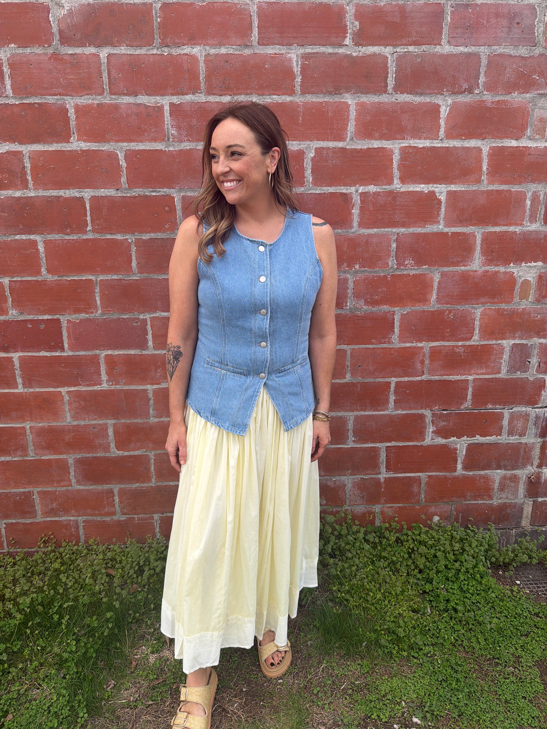 Lovely Lady Denim Vest