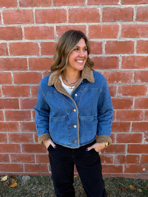 Dreams are Made of Denim Coat