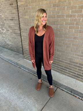 Staple Cardigan - Brown