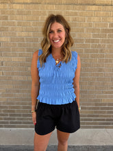 Smocked Baby Blue Top
