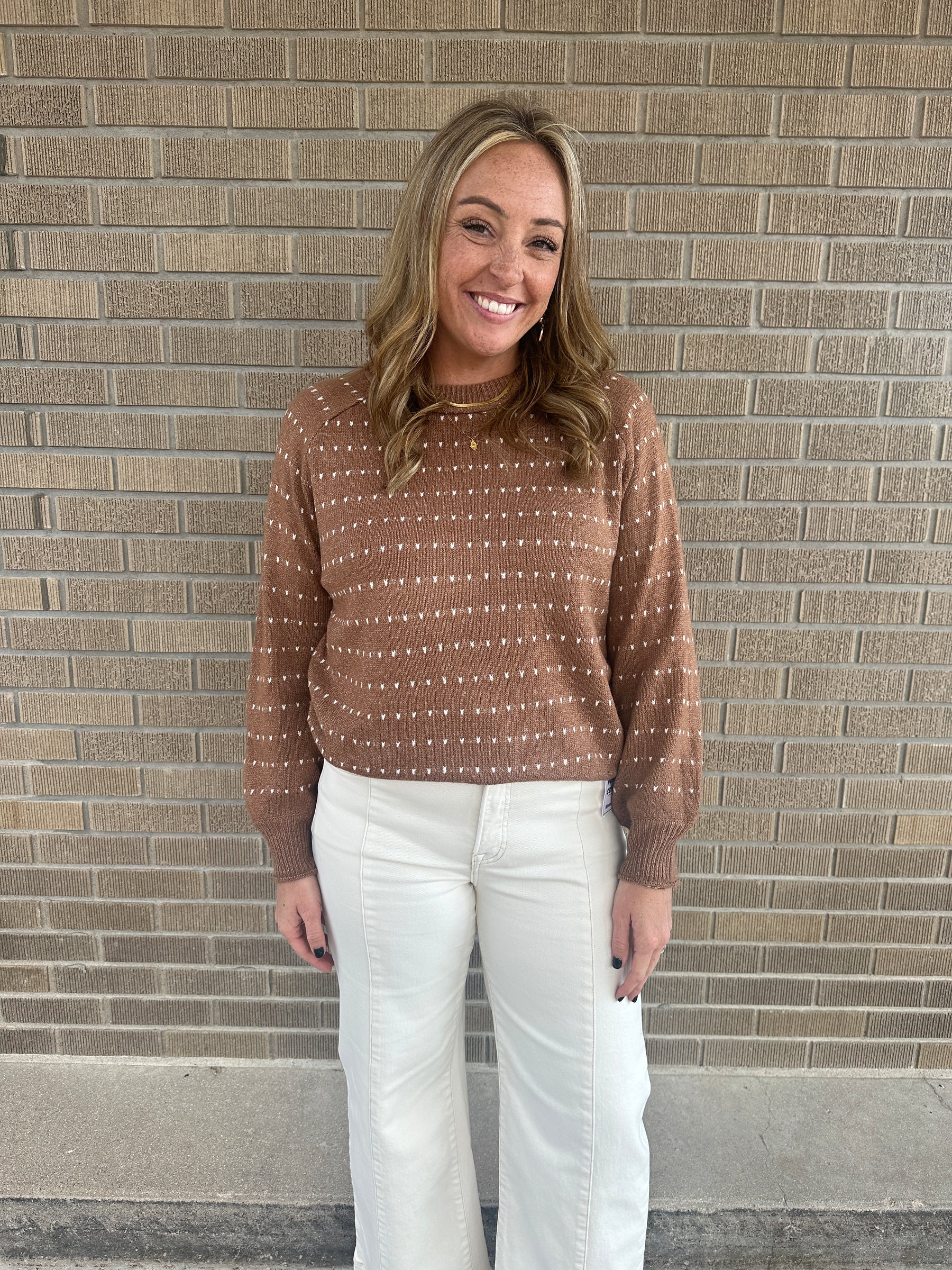 Call Me Maybe Camel Sweater