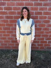 Lemon Cream & Blue Dreams Pants