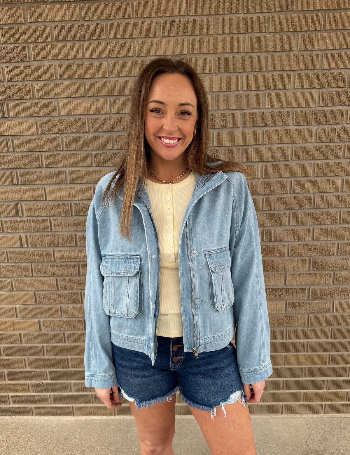 Light Denim Risen Jacket