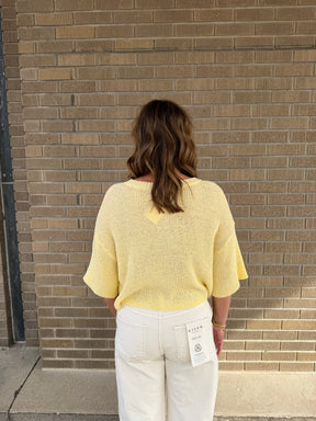 Sweetest Little Sweater - Yellow