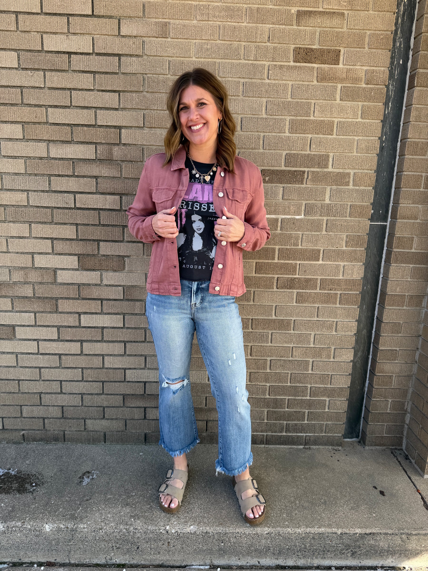 Jackie Jacket - Washed Rose