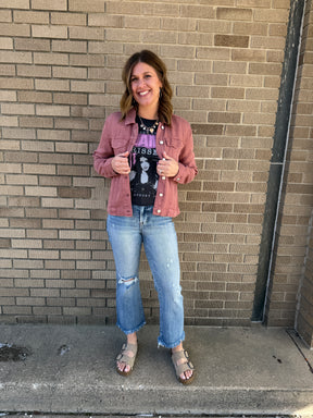 Jackie Jacket - Washed Rose