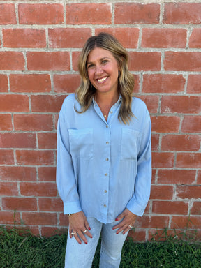 Chambray Button Up