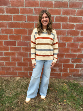 Perfect Multicolor Stripe Sweater