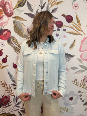 Jackie Jacket - Mia Pinstripe