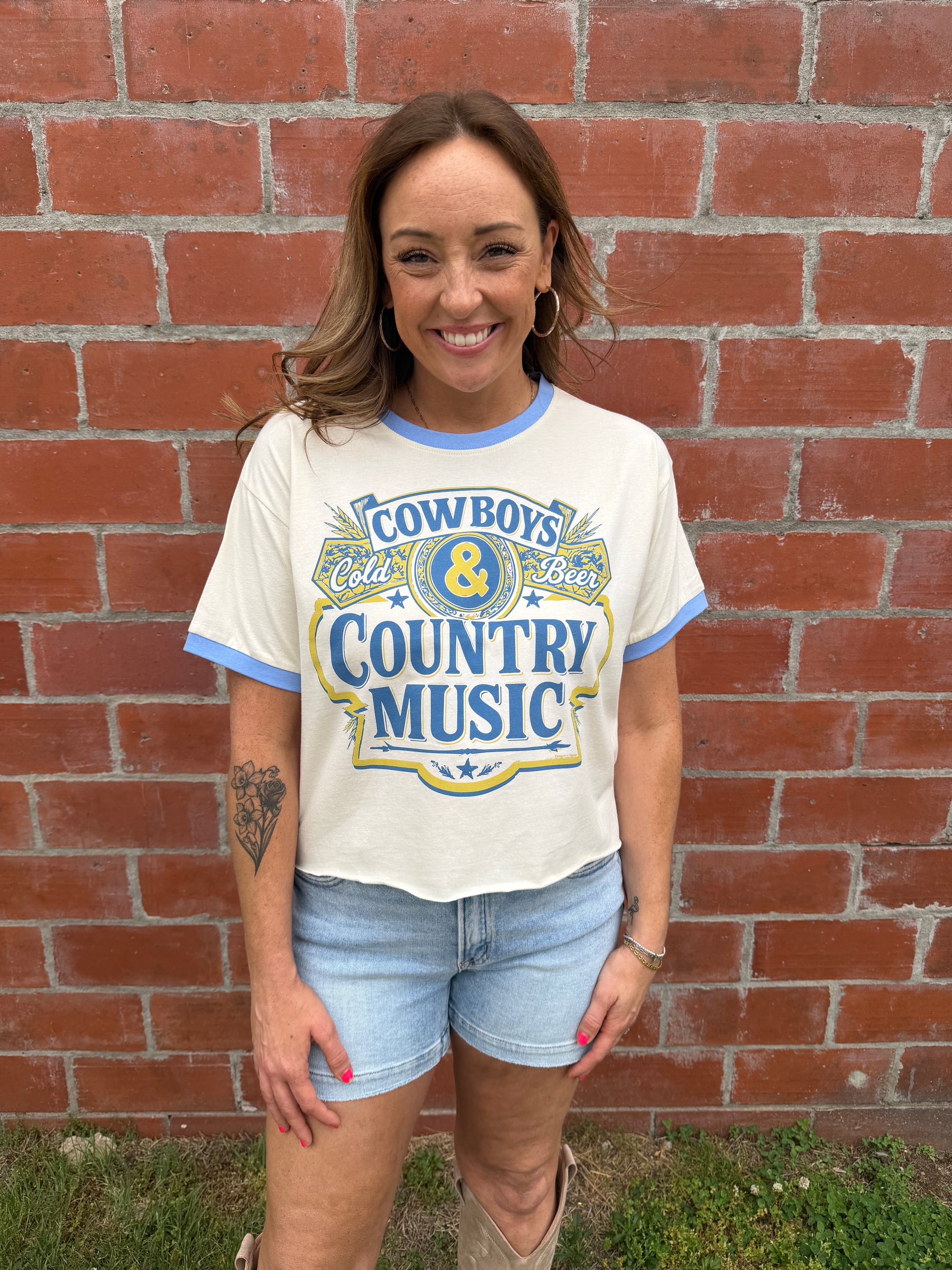 Cold Beers & Country Music Graphic Tee