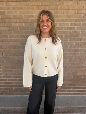 Free Spirit Oversized Cardigan - Cream