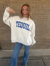 Reversible Mock Neck Sweatshirt- Tequila