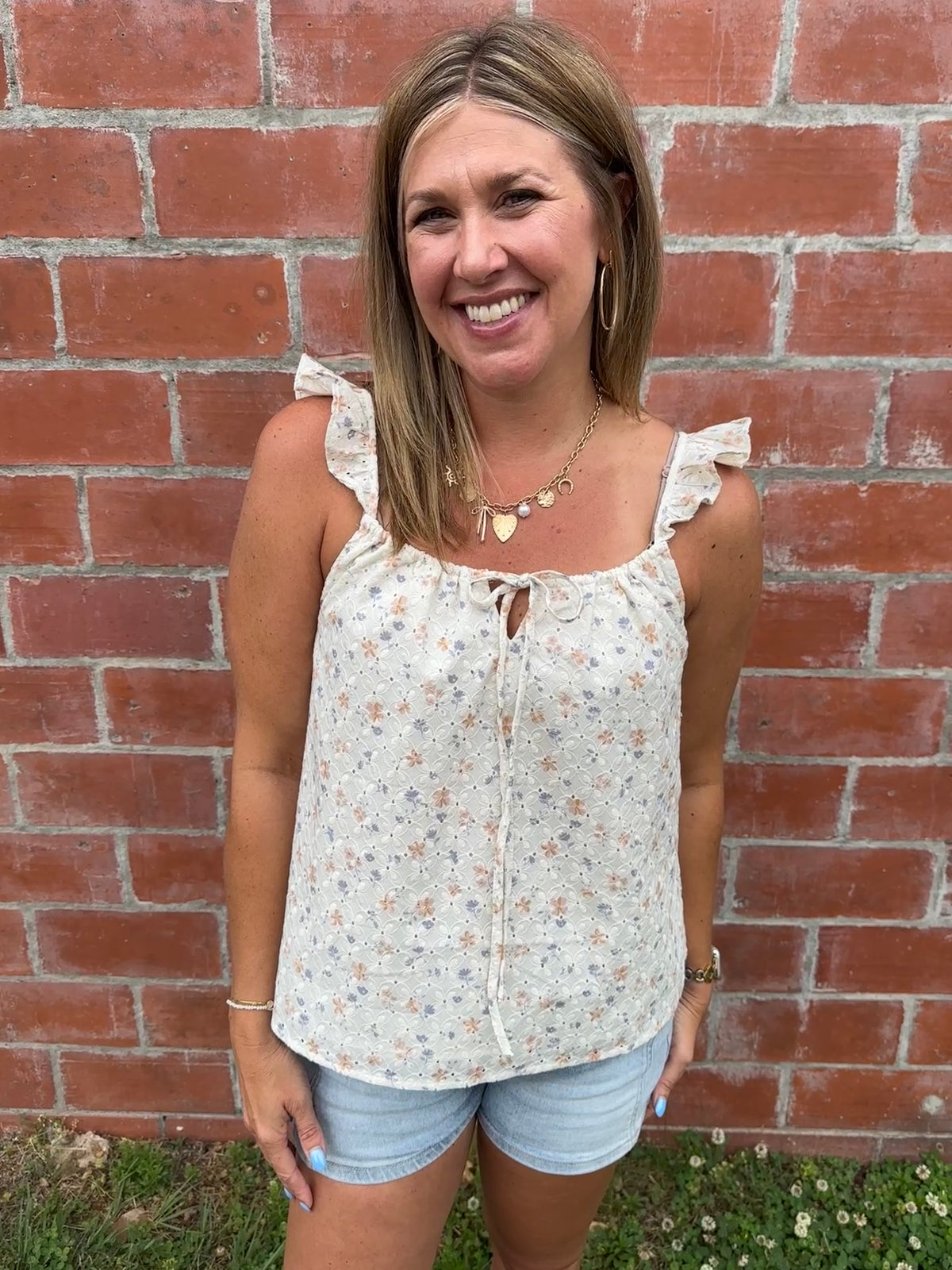 Dainty Floral Tank