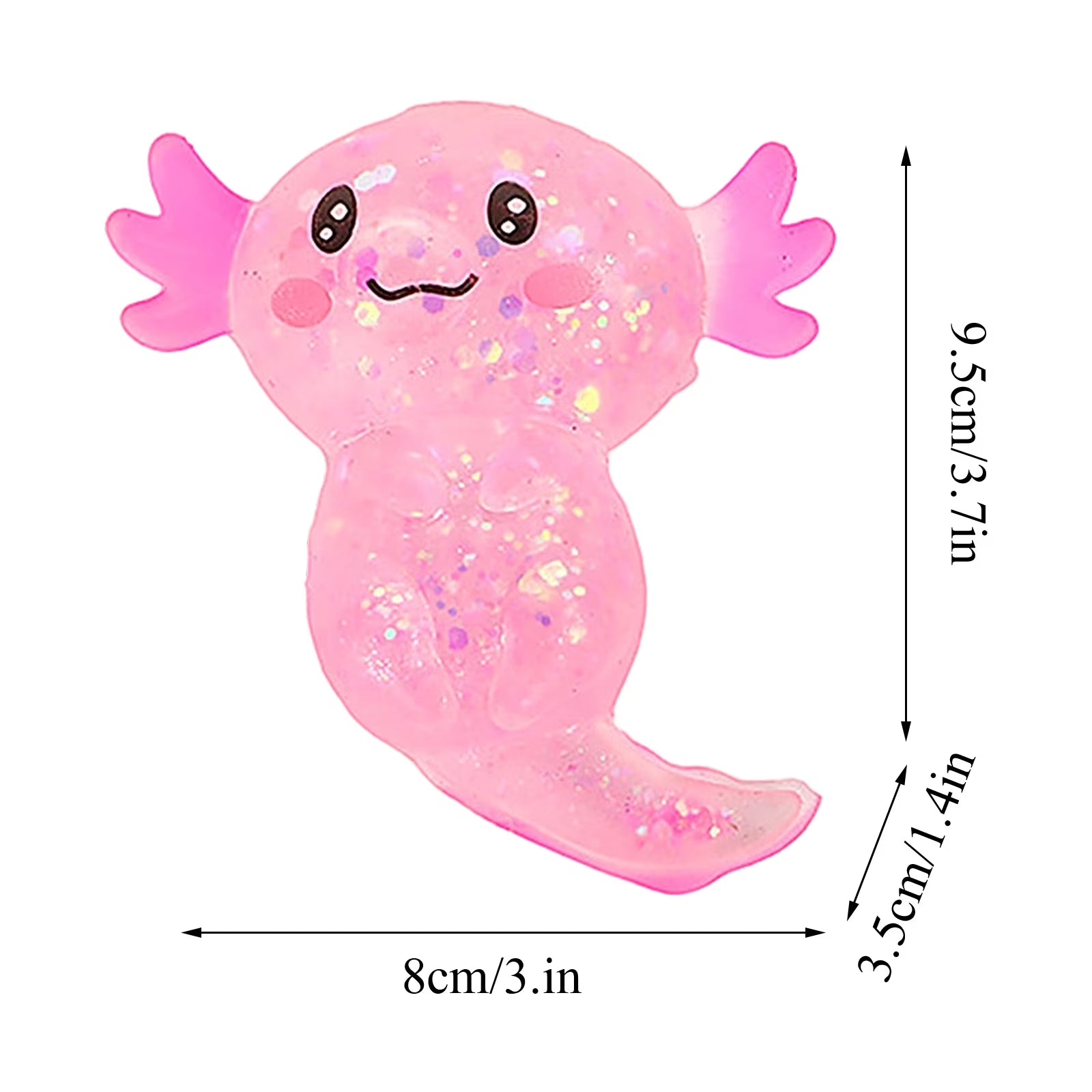 Axolotol Glitter Squishy