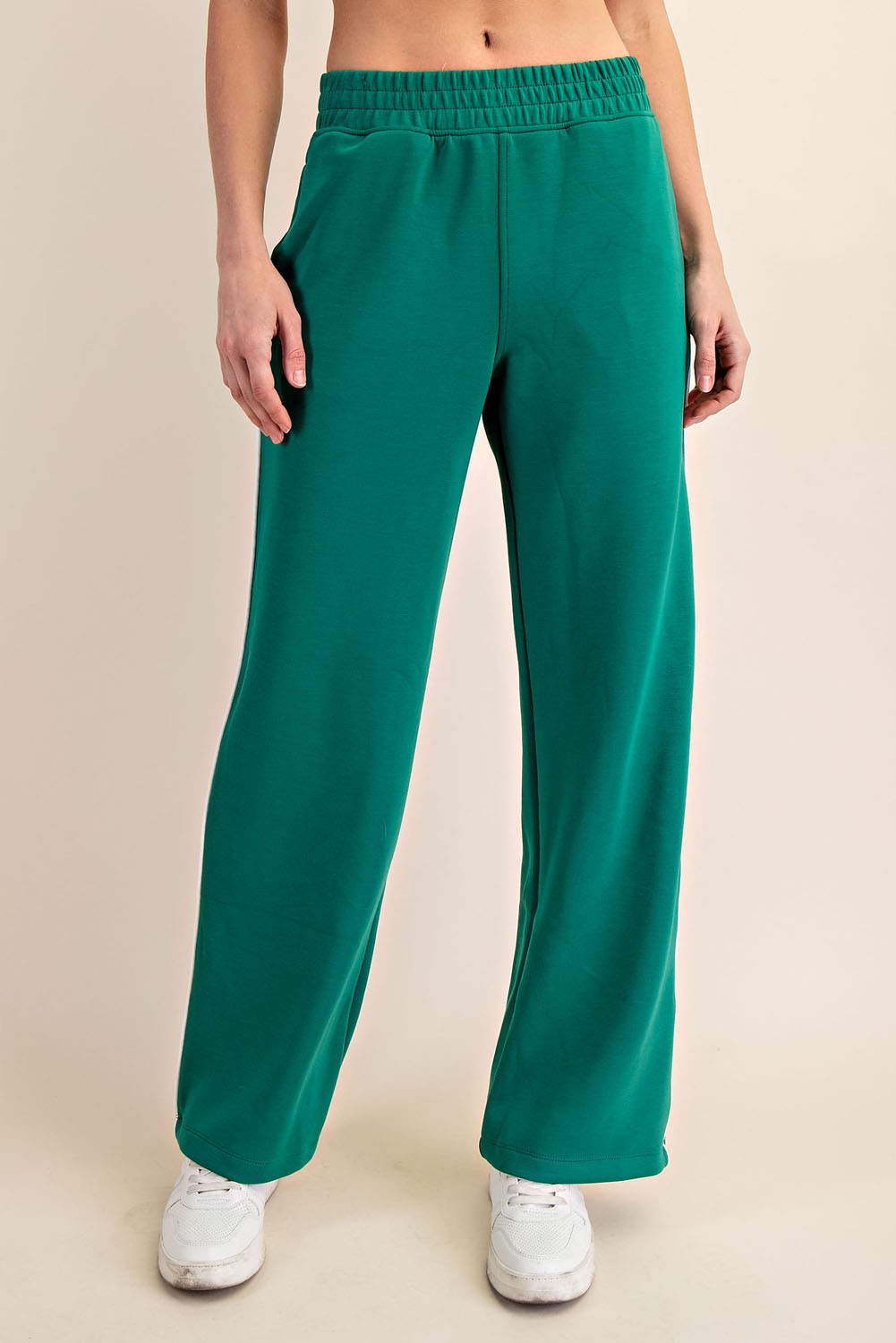 Chill Girl Modal Pants - Emerald