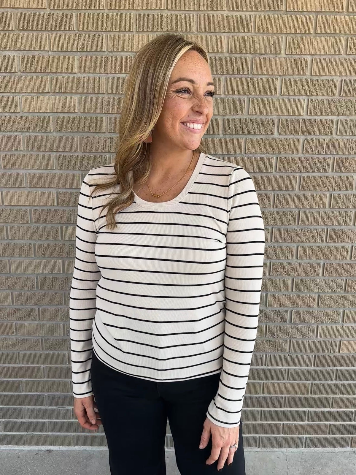 Lauren Top - Birch Black