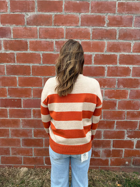 Orange You Happy Stripe Sweater