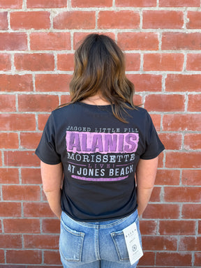 Alanis Morisette Graphic Crop Tee