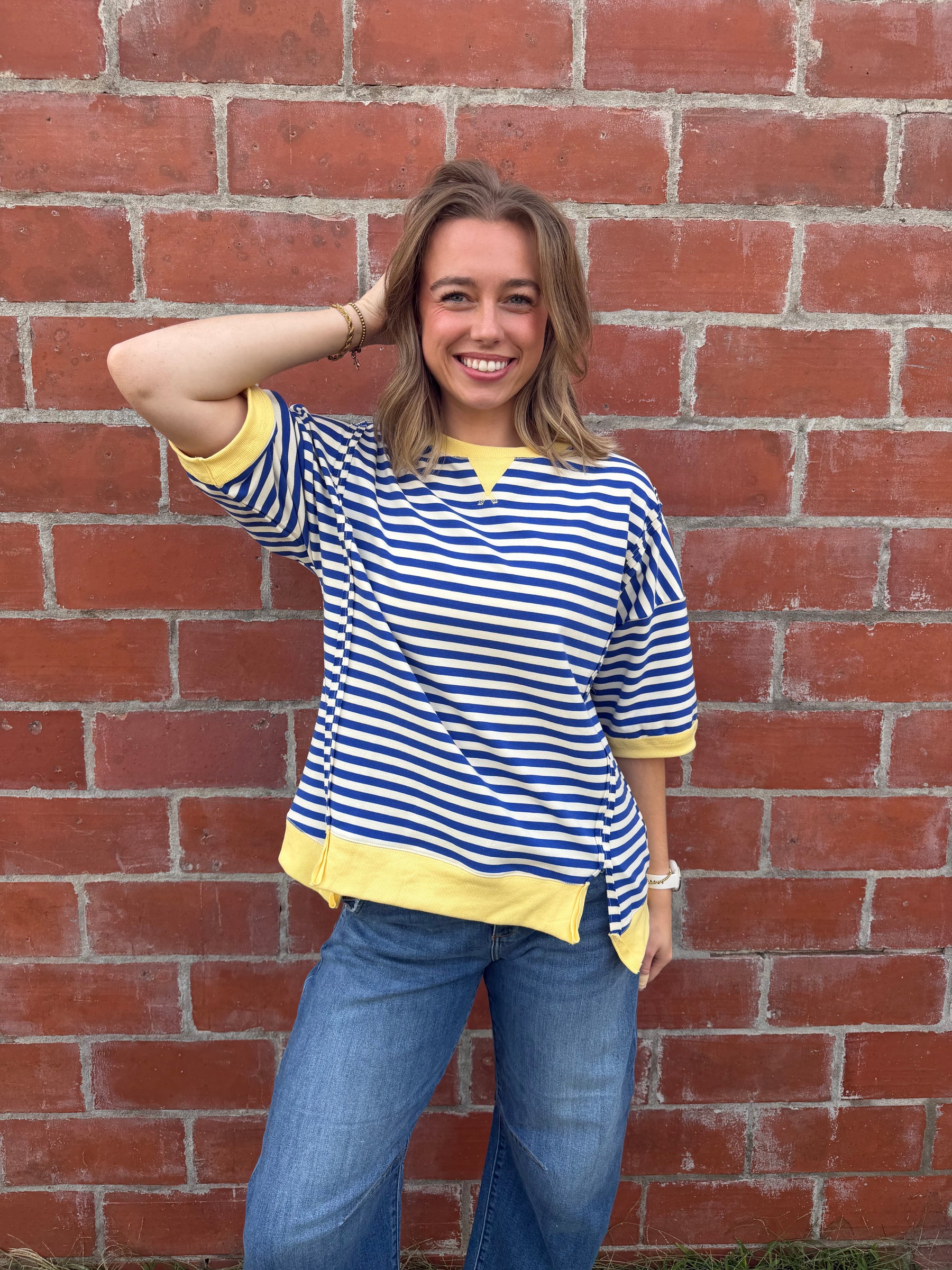 Oversized Stripe Tee