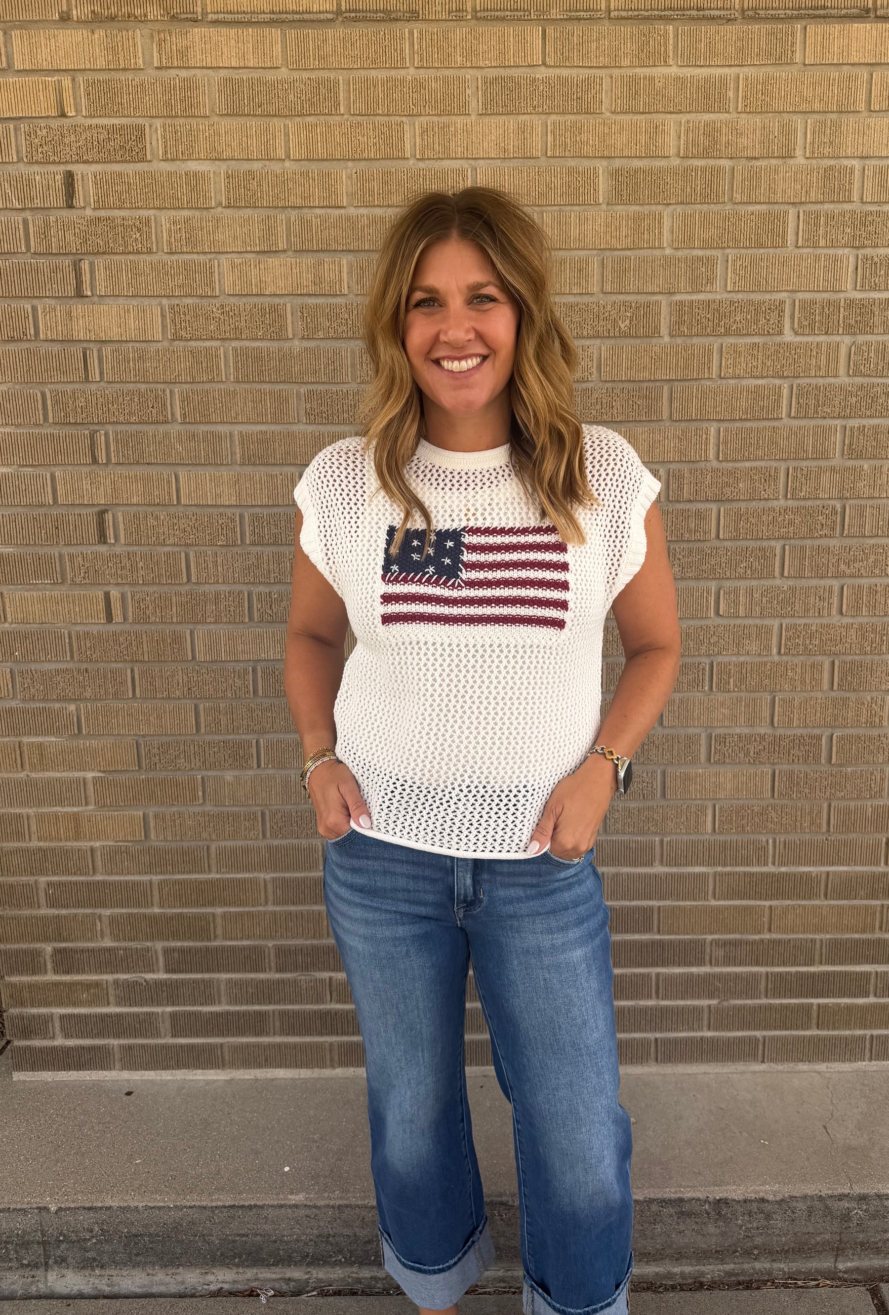 Acer American Flag Top