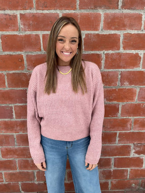 Perfect Crewneck Sweater - Pink
