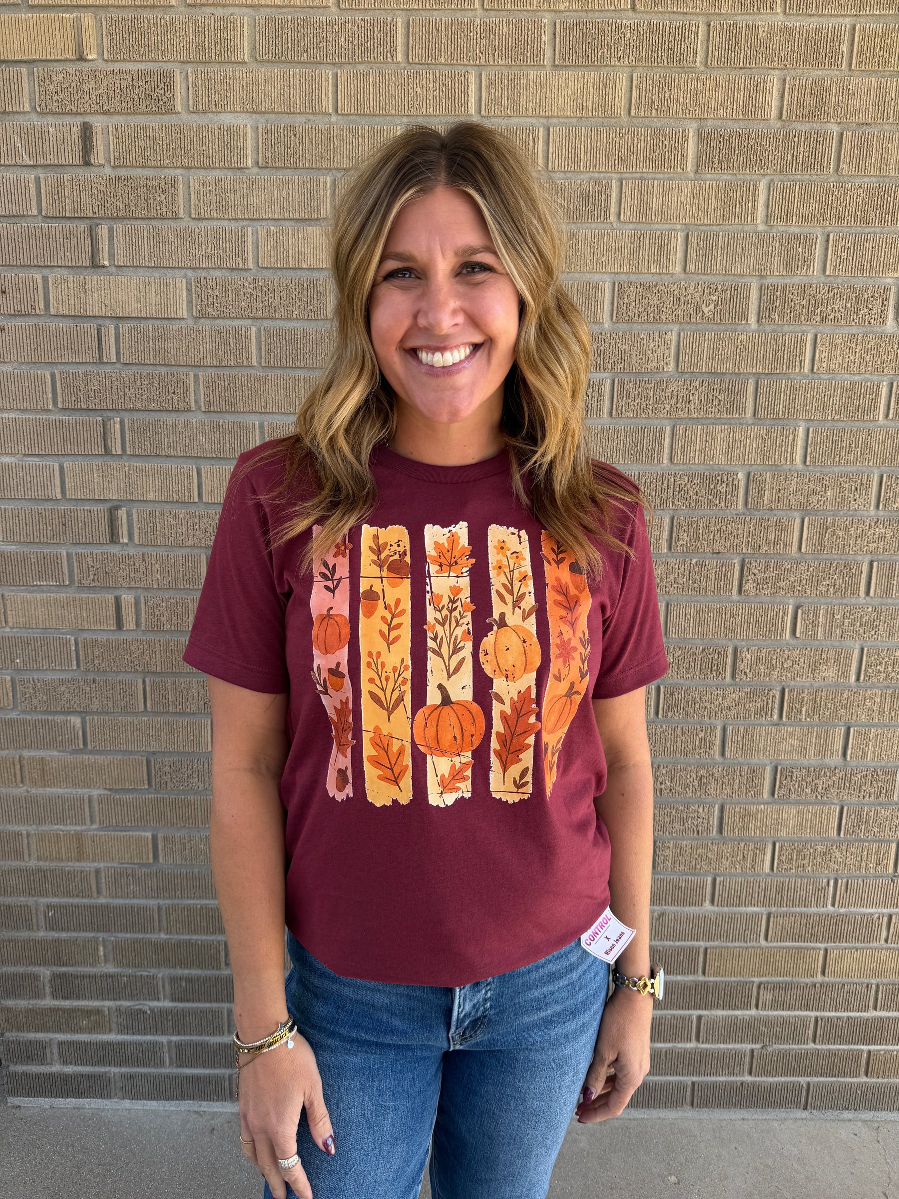 Maroon Fall Vibes Graphic Tee