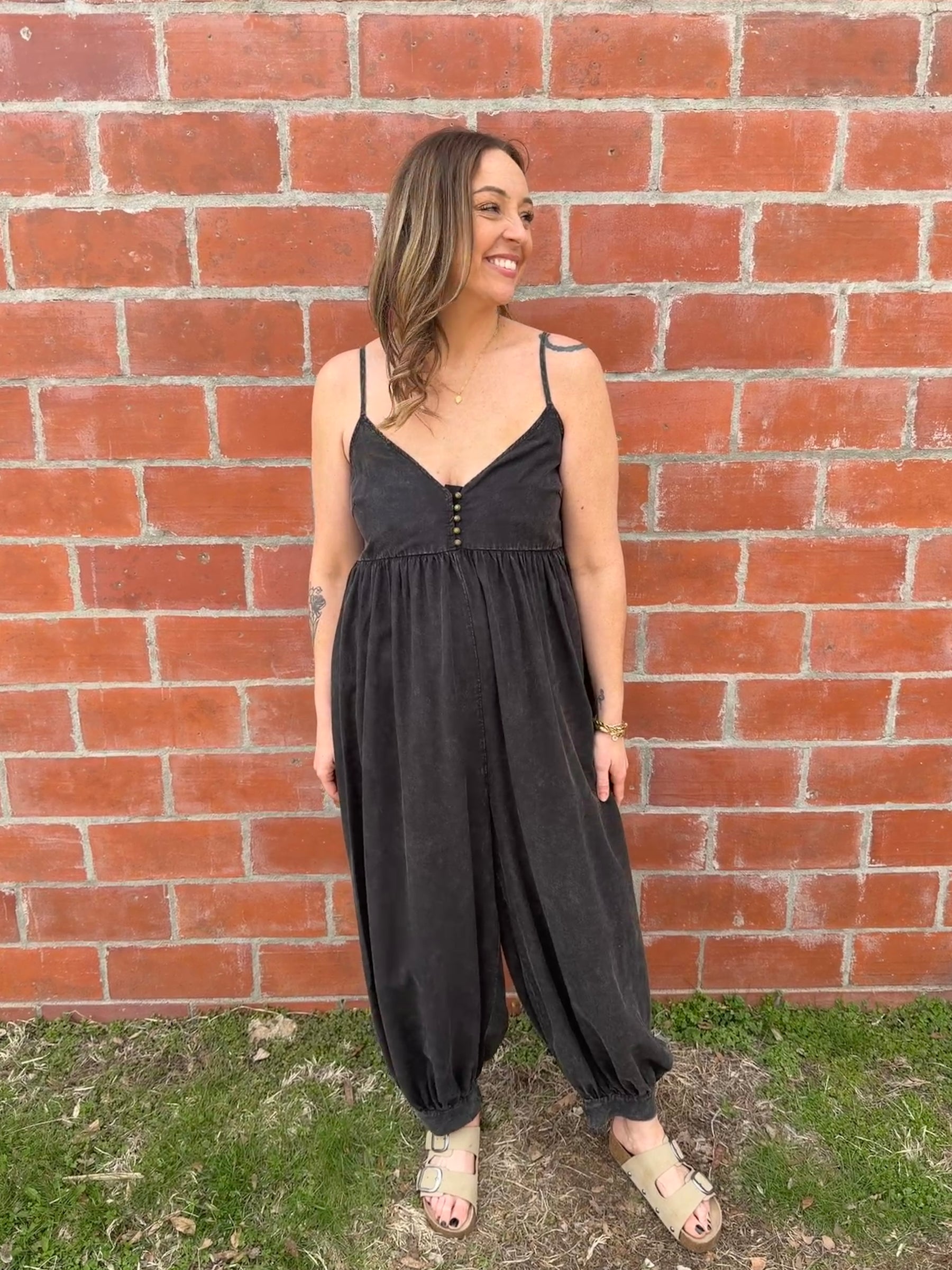 Ash Black Jumpsuit