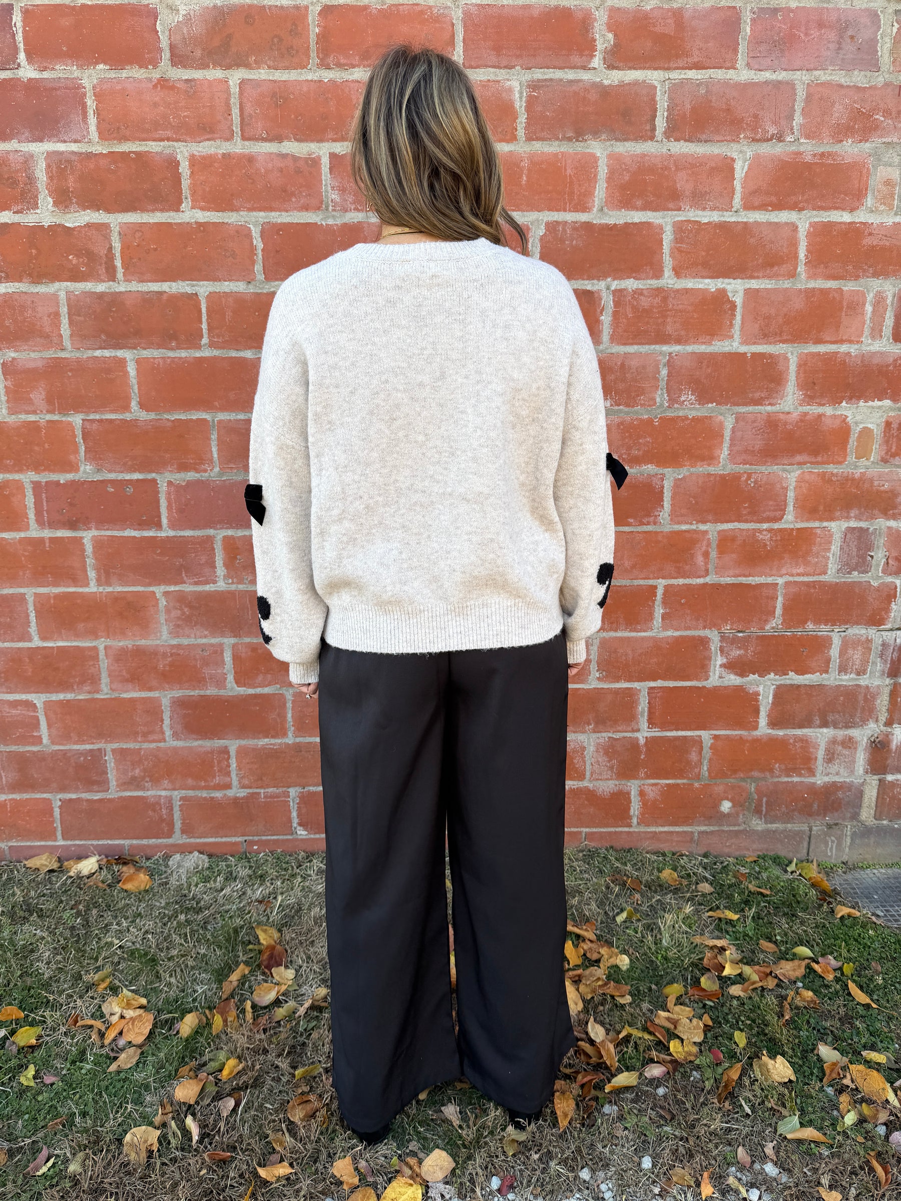 Wide Leg Black Dress Pants