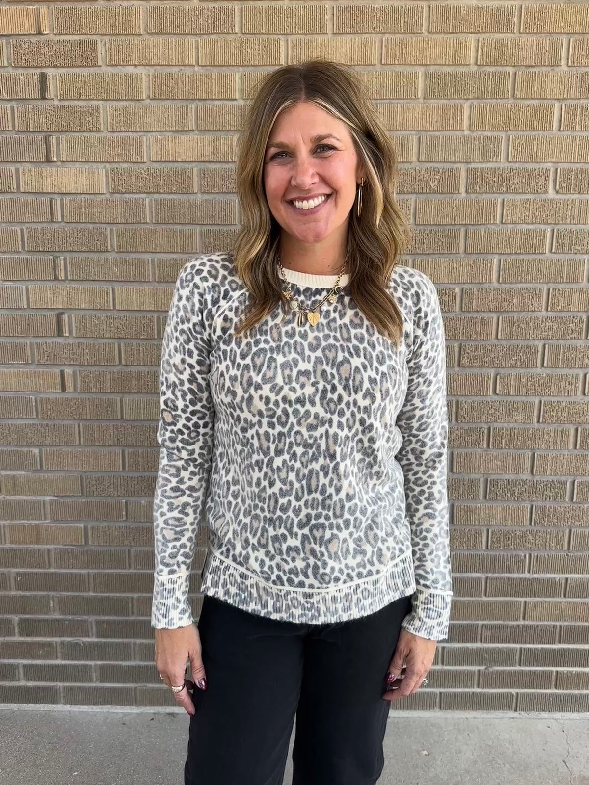Love the Leopard Lightweight Sweater