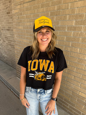 Black Iowa Tee